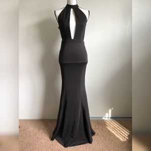 Maxi gown with fishtail